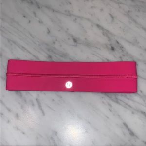 NWOT Hot Pink Lululemon Headband